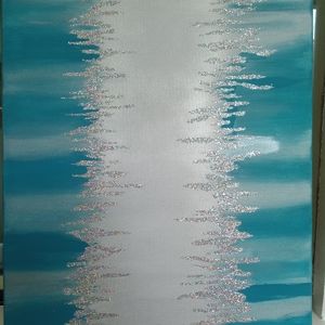 Turquoise Glitter Design